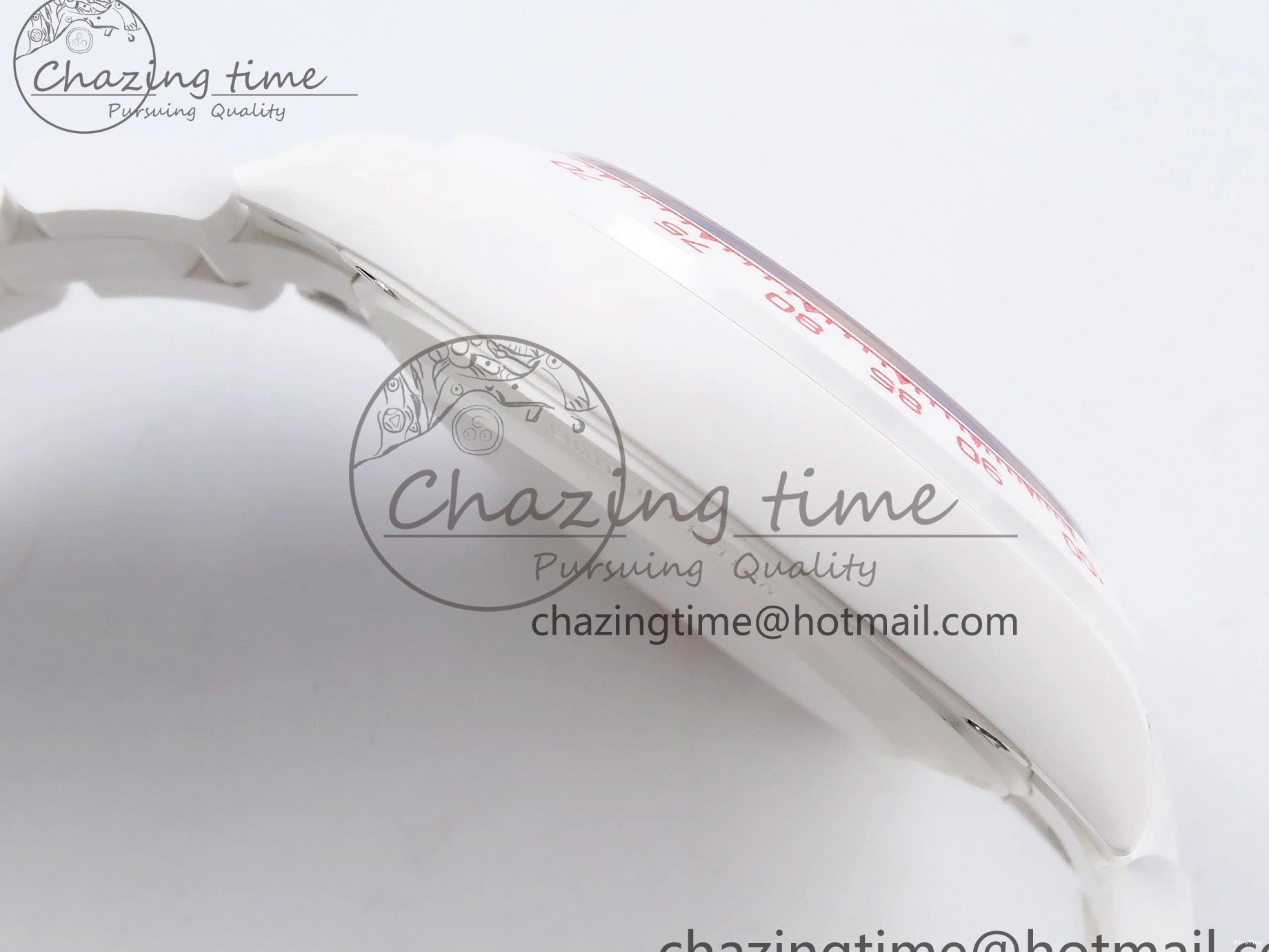 MiroTime 1231 TopPick Daytona AET White Solid Ceramic Case and Bracelet Pink Dial ZF 1:1 Best Edition SH 1650